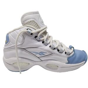 Reebok Question Mid Shoes mens 5 Baby Blue Allen Iverson On To The Next GW8854